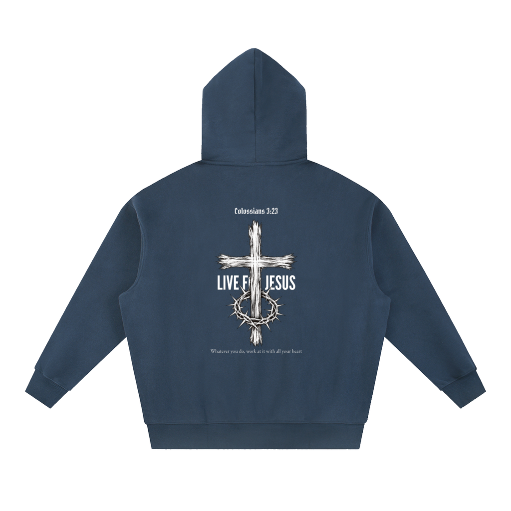 Work Heartily Oversized Hoodie – Colossians 3:23