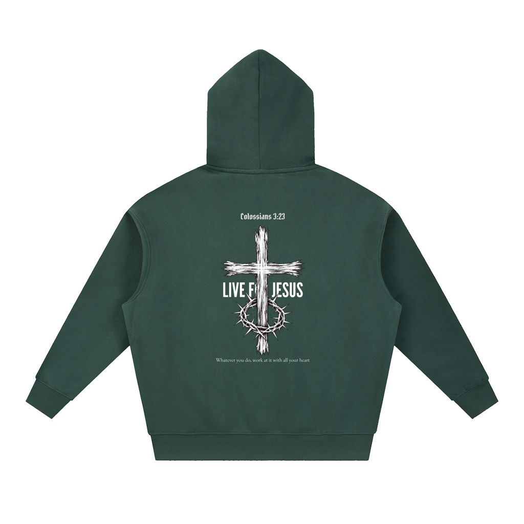 Work Heartily Oversized Hoodie – Colossians 3:23