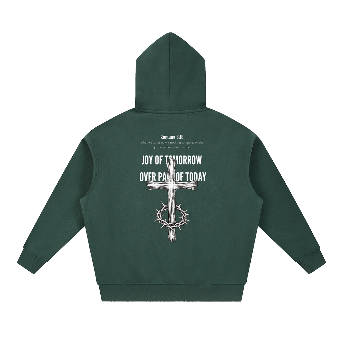 Glory Ahead Oversized Hoodie – Romans 8:18