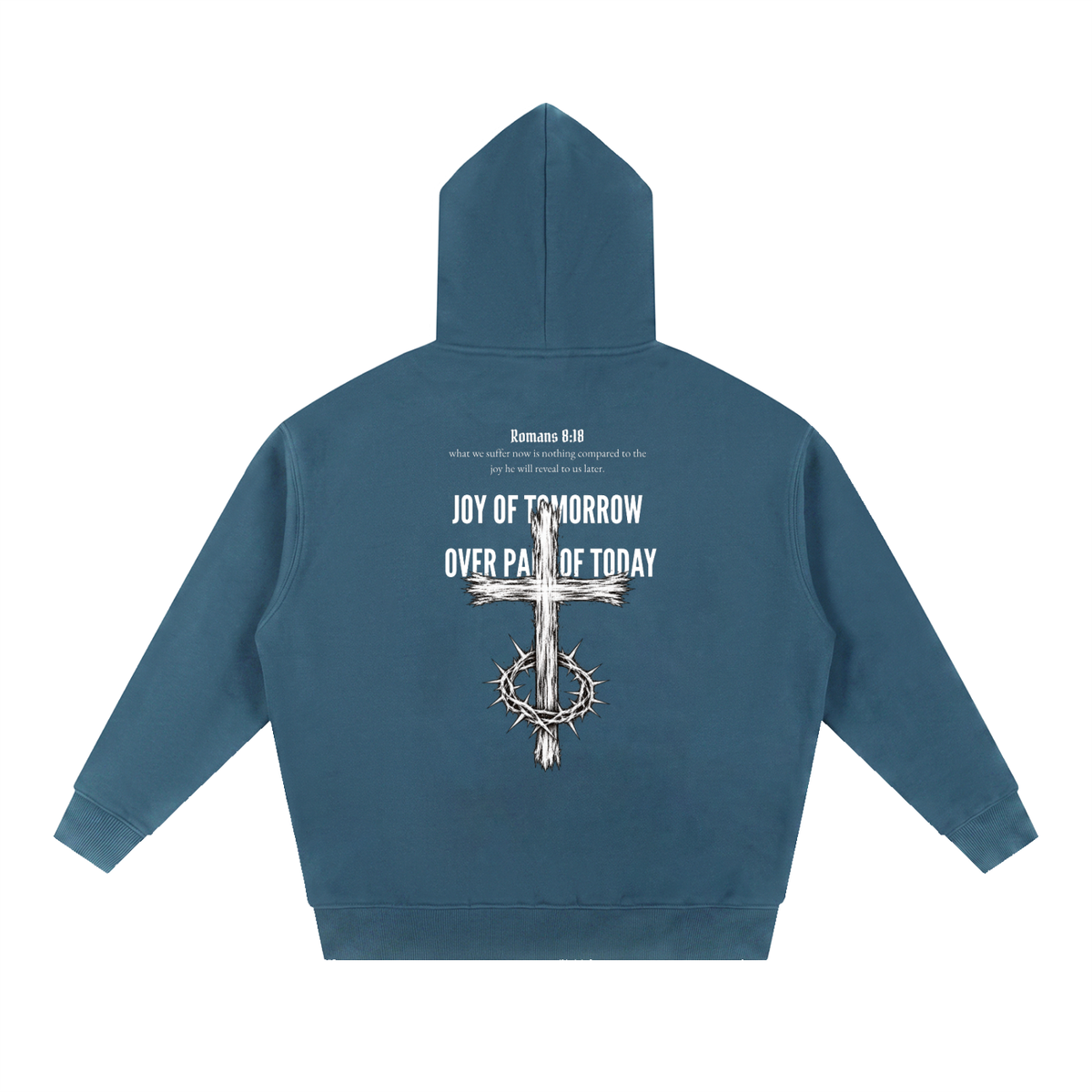 Glory Ahead Oversized Hoodie – Romans 8:18