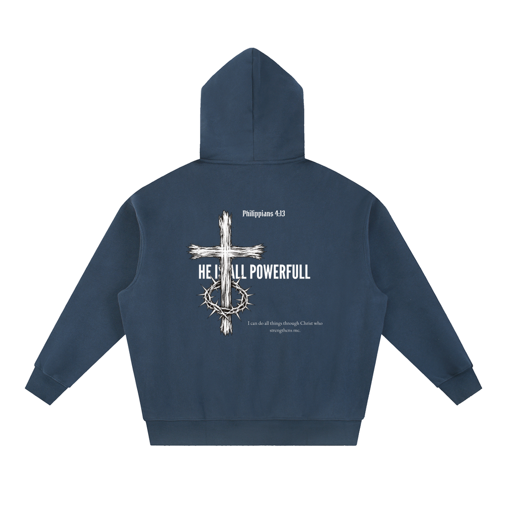 Strength in Christ Oversized Hoodie – Philippians 4:13