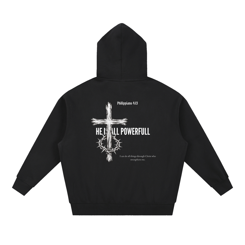 Strength in Christ Oversized Hoodie – Philippians 4:13