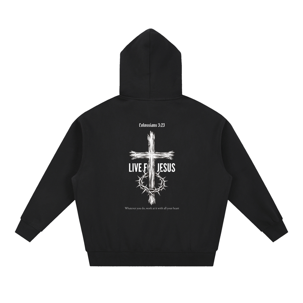 Work Heartily Oversized Hoodie – Colossians 3:23