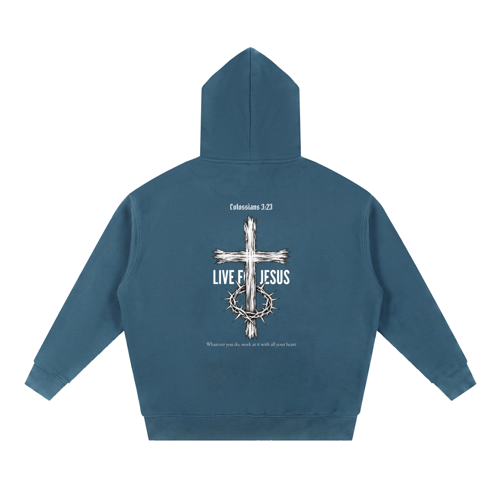 Work Heartily Oversized Hoodie – Colossians 3:23