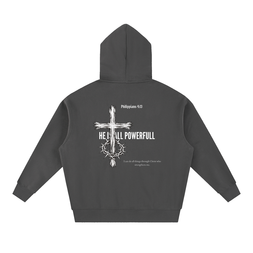 Strength in Christ Oversized Hoodie – Philippians 4:13