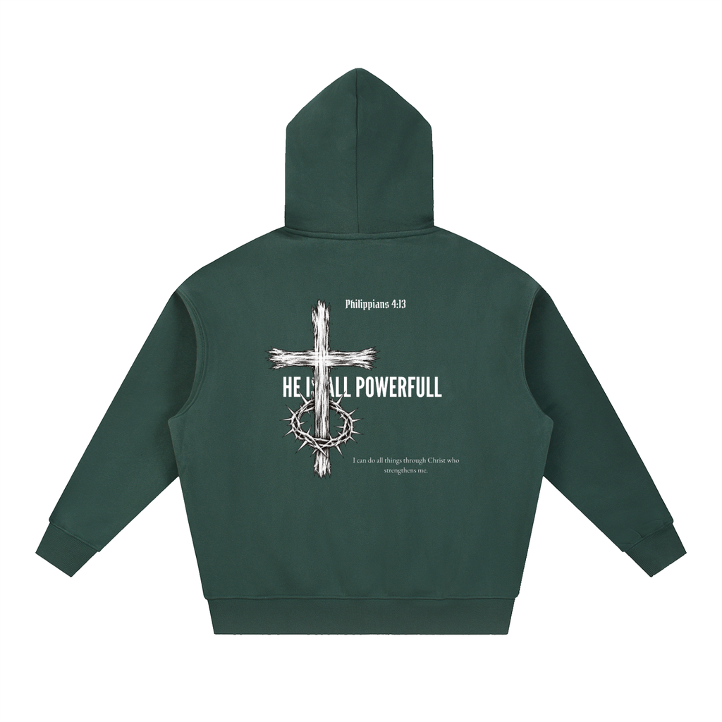 Strength in Christ Oversized Hoodie – Philippians 4:13